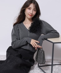 新品★アプワイザーリッシェ コサージュ付ニットプルオーバー　ジャスグリッティー 新品☆アプワイザーリッシェ コサージュ付ニットプルオーバー ジャス