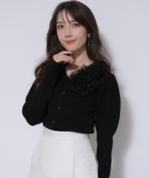 新品★アプワイザーリッシェ コサージュ付ニットプルオーバー　ジャスグリッティー 新品♡アプワイザーリッシェ コサージュ付ニットプルオーバー ジャス