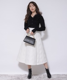 新品★アプワイザーリッシェ コサージュ付ニットプルオーバー　ジャスグリッティー 新品♡アプワイザーリッシェ コサージュ付ニットプルオーバー ジャス