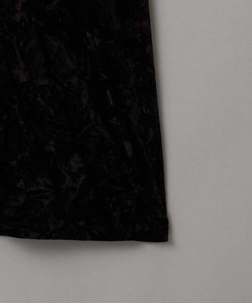 coen（コーエン）の「クラッシュベロアVネックジャンスカ（ジャンパースカート・レディース・ブラック/ベージュ・M/L）」の6枚目の写真