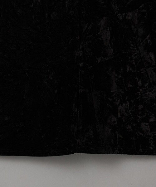 coen（コーエン）の「クラッシュベロアVネックジャンスカ（ジャンパースカート・レディース・ブラック/ベージュ・M/L）」の7枚目の写真