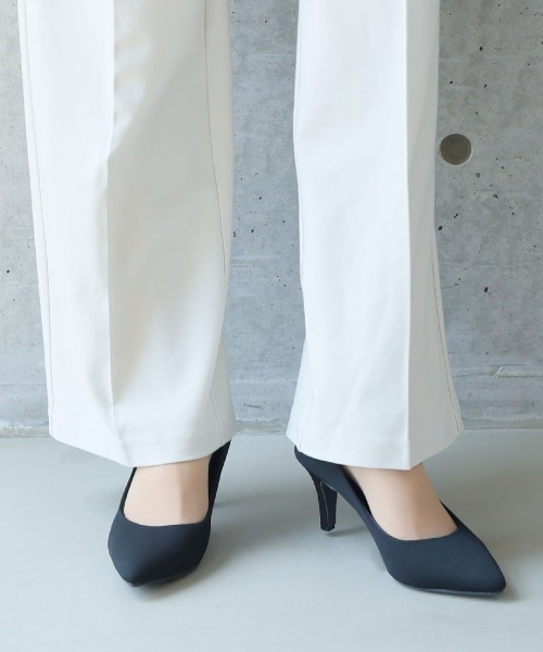 VIVIAN(ヴィヴィアン)の「履きごこちやみつき感激 ポインテッドトゥ7cmヒールパンプス(パンプス・レディース・ブラック/ブラック系その他2/ゴールド・21.5/22/22.5/23/23.5/24/24.5/25/25.5/26)」の11枚目の写真
