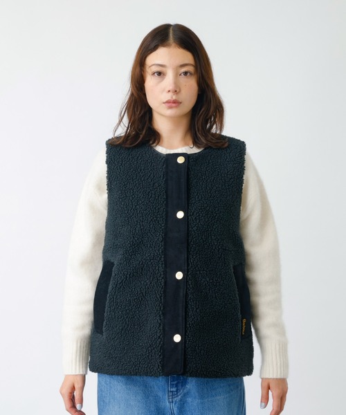 Barbour(バブアー)の「【BARBOUR/バブアー】DULSIE LINER / ボアベスト / WEB限定(ベスト・レディース・ブラック/カーキ・フリー)」の12枚目の写真