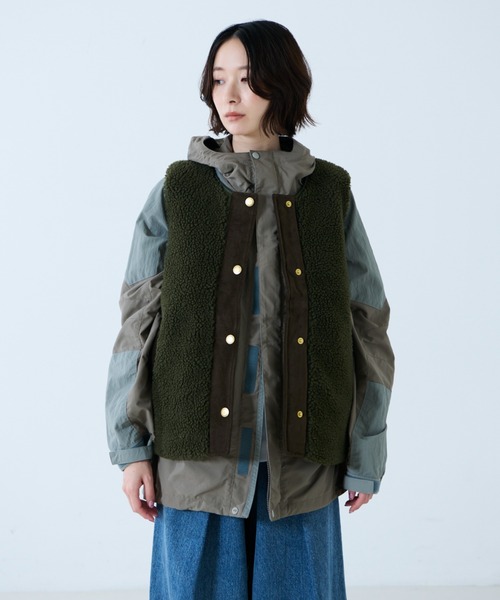 Barbour(バブアー)の「【BARBOUR/バブアー】DULSIE LINER / ボアベスト / WEB限定(ベスト・レディース・ブラック/カーキ・フリー)」の21枚目の写真