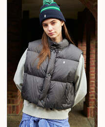 GYMPHLEX | Gymphlex | ナイロン ダウンショートベスト WOMEN(ダウンベスト)