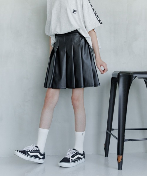 GLOBAL WORK（グローバルワーク）の「CHEER ONプリーツスカート