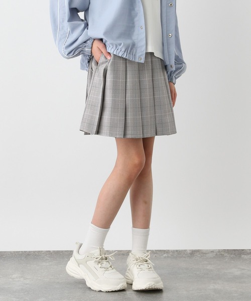 GLOBAL WORK（グローバルワーク）の「CHEER ONプリーツスカート/234592（スカート・キッズ・ブラック系その他/ブラック/グレー系その他/ブラック系1/ベージュ・130cm/140cm/150cm/160cm）」の5枚目の写真