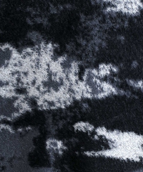 SITRY(シトリー)の「Feather Yarn Abstract Pattern Knit Pullover/オーバーサイズ フェザーヤーン アブストラクト柄 ニット セーター(ニット/セーター・メンズ・ブルー系その他/ブラック系その他/ブラック系その他3/ブラック系その他2・M/L)」の10枚目の写真