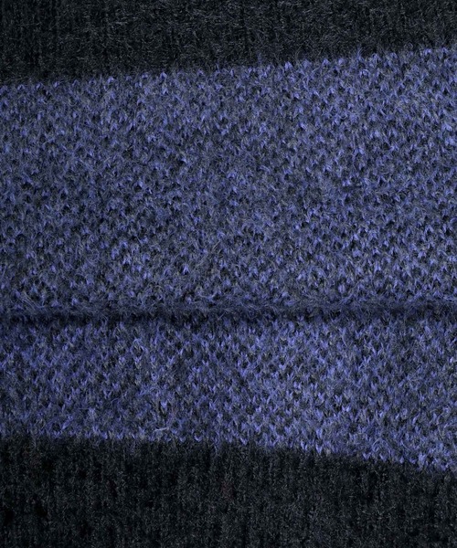 SITRY(シトリー)の「Feather Yarn Abstract Pattern Knit Pullover/オーバーサイズ フェザーヤーン アブストラクト柄 ニット セーター(ニット/セーター・メンズ・ブルー系その他/ブラック系その他/ブラック系その他3/ブラック系その他2・M/L)」の9枚目の写真