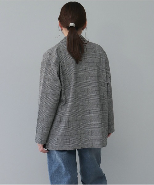 【セール】チェックテーラードジャケット（テーラードジャケット）｜OandI（オーアンドアイ）