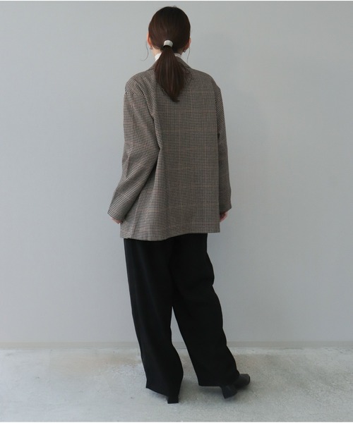 【セール】チェックテーラードジャケット（テーラードジャケット）｜OandI（オーアンドアイ）