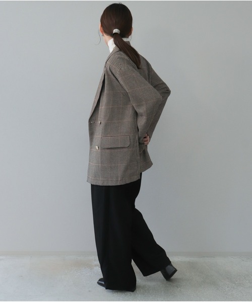 【セール】チェックテーラードジャケット（テーラードジャケット）｜OandI（オーアンドアイ）