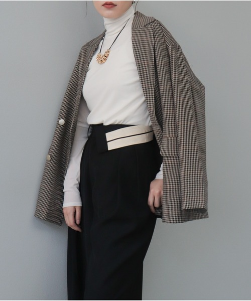 【セール】チェックテーラードジャケット（テーラードジャケット）｜OandI（オーアンドアイ）