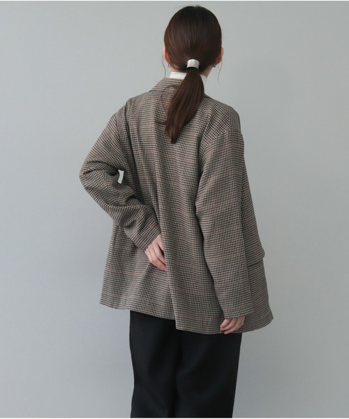 【セール】チェックテーラードジャケット（テーラードジャケット）｜OandI（オーアンドアイ）