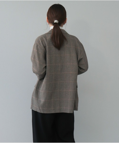 【セール】チェックテーラードジャケット（テーラードジャケット）｜OandI（オーアンドアイ）