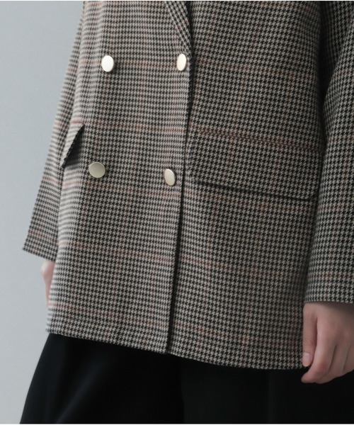 【セール】チェックテーラードジャケット（テーラードジャケット）｜OandI（オーアンドアイ）
