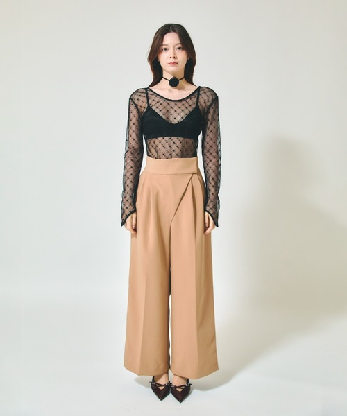 Luan（ルアン）の「【Luan】ワイドラップパンツ（その他パンツ・レディース・ベージュ/ホワイト・0/1）」の18枚目の写真