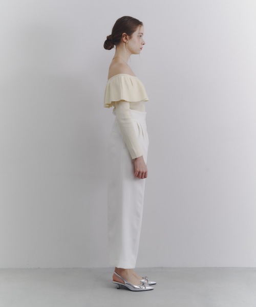 Luan（ルアン）の「【Luan】ワイドラップパンツ（その他パンツ・レディース・ベージュ/ホワイト・0/1）」の10枚目の写真