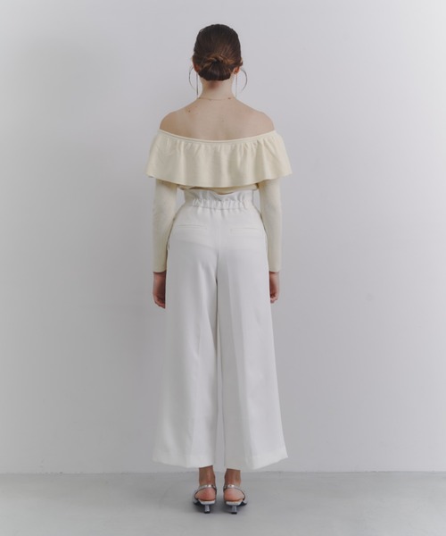 Luan（ルアン）の「【Luan】ワイドラップパンツ（その他パンツ・レディース・ベージュ/ホワイト・0/1）」の11枚目の写真