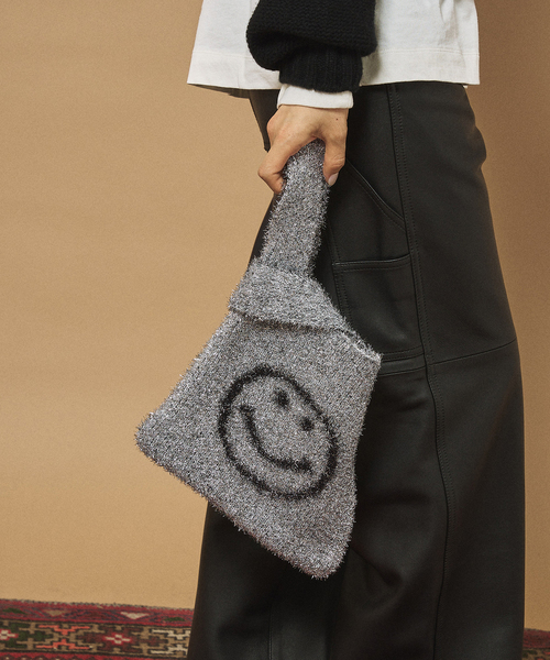 FRAMeWORK（フレームワーク）の「OUT OF FRAMe sparkleSMILE mini バッグ（トートバッグ・レディース・シルバー/ブルー/ブラック/ネイビー/レッド/グリーン・FREE）」の6枚目の写真