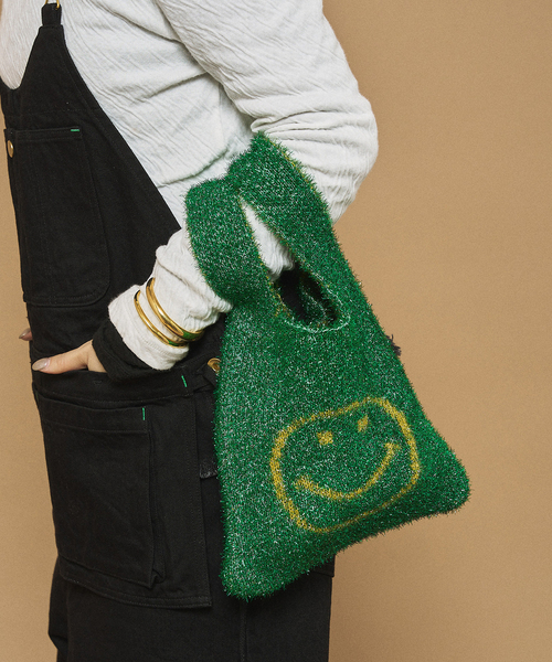 FRAMeWORK（フレームワーク）の「OUT OF FRAMe sparkleSMILE mini バッグ（トートバッグ・レディース・シルバー/ブルー/ブラック/ネイビー/レッド/グリーン・FREE）」の3枚目の写真