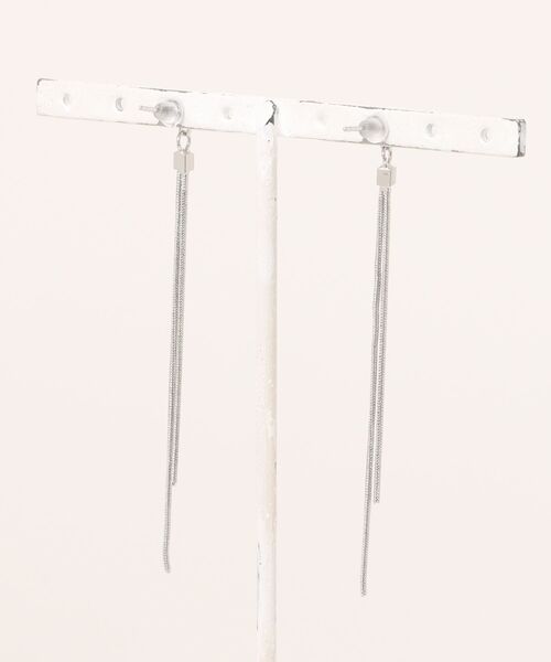 Burner(バーナー)の「【OKUOKU 0909】チェーン ロングピアス 両耳用 oku-pierce-650933546439-6 Yy【RBTS】(ピアス(両耳用)・レディース・シルバー/ゴールド・FREE)」の3枚目の写真