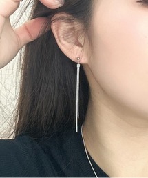 【OKUOKU　0909】チェーン　ロングピアス　両耳用　 oku-pierce-650933546439-6　Yy【RBTS】