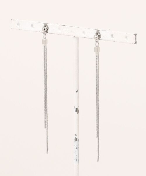 Burner(バーナー)の「【OKUOKU 0909】チェーン ロングピアス 両耳用 oku-pierce-650933546439-6 Yy【RBTS】(ピアス(両耳用)・レディース・シルバー/ゴールド・FREE)」の7枚目の写真