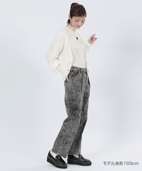 MARY QUANT シャイニーラメシャギー カーディガン グレー マリクワ MARY QUANT シャイニーラメシャギー カーディガン グレー マリクワ