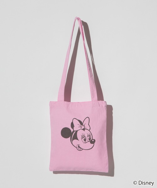 WCJ（ダブルシージェイ）の「Disney / TOTE BAG S（トートバッグ・レディース・モカ/ホワイト/ピンク・FREE）」の3枚目の写真