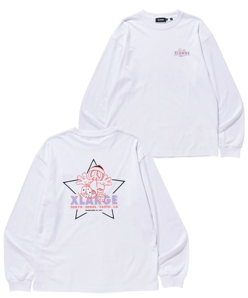 【セール】AIM FOR REPDIGIT L/S TEE（Tシャツ/カットソー）｜XLARGE（エクストララージ）