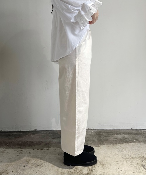 vent blanc(ヴァンブラン)の「vent blanc / ヴァンブラン コットンツイルカービィパンツ(その他パンツ・レディース・ブラック/ブルー/ナチュラル・FREE)」の10枚目の写真
