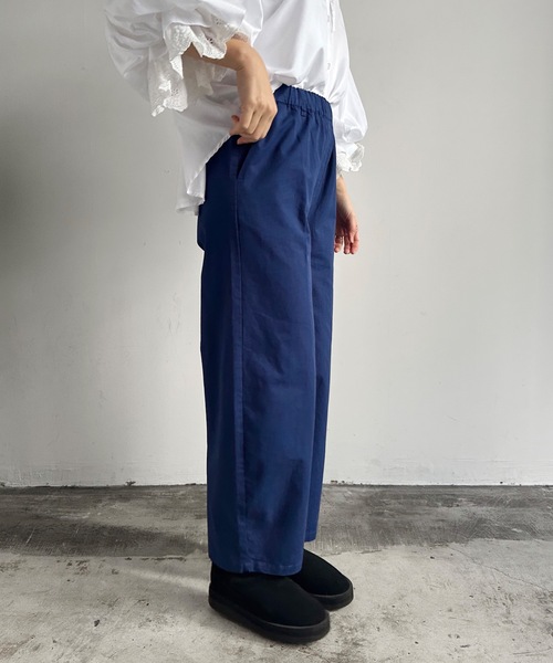vent blanc(ヴァンブラン)の「vent blanc / ヴァンブラン コットンツイルカービィパンツ(その他パンツ・レディース・ブラック/ブルー/ナチュラル・FREE)」の19枚目の写真