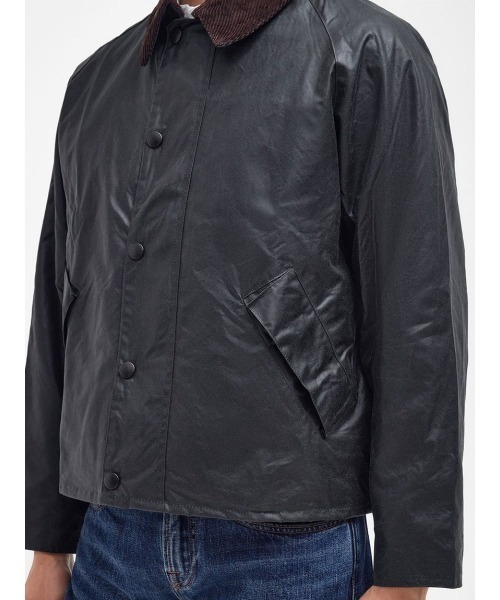 Kinetics（キネティクス）の「Barbour OS Beaufort Wax Jacket（バブアー トランスポート ワックス コットン ショート ブルゾン）（ブルゾン・メンズ・グリーン・40/42/44/34/36/38）」の3枚目の写真