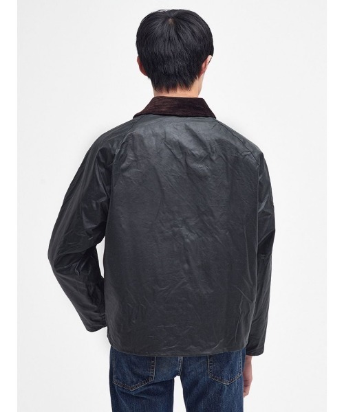 Kinetics（キネティクス）の「Barbour OS Beaufort Wax Jacket（バブアー トランスポート ワックス コットン ショート ブルゾン）（ブルゾン・メンズ・グリーン・40/42/44/34/36/38）」の13枚目の写真