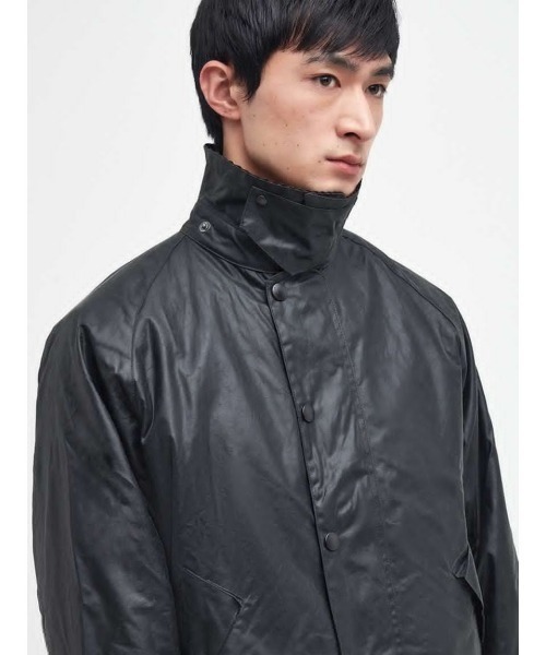 Kinetics（キネティクス）の「Barbour OS Beaufort Wax Jacket（バブアー トランスポート ワックス コットン ショート ブルゾン）（ブルゾン・メンズ・グリーン・40/42/44/34/36/38）」の15枚目の写真