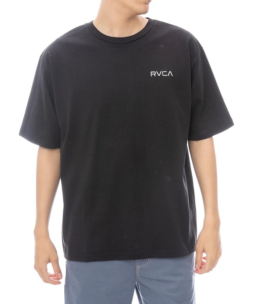 RVCA（ルーカ）の「RVCA/ルーカ 半袖Tシャツ バックプリント オーバーサイズ PALM BOX SS BF041-250（Tシャツ/カットソー・メンズ・ホワイト/ライトカーキ/ブラック/サファリグリーン・L/M/S）」の15枚目の写真