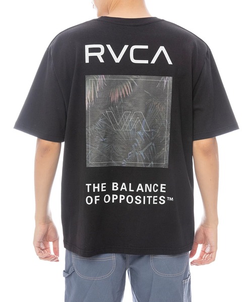RVCA（ルーカ）の「RVCA/ルーカ 半袖Tシャツ バックプリント オーバーサイズ PALM BOX SS BF041-250（Tシャツ/カットソー・メンズ・ホワイト/ライトカーキ/ブラック/サファリグリーン・L/M/S）」の16枚目の写真