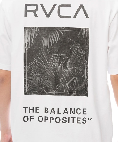 RVCA（ルーカ）の「RVCA/ルーカ 半袖Tシャツ バックプリント オーバーサイズ PALM BOX SS BF041-250（Tシャツ/カットソー・メンズ・ホワイト/ライトカーキ/ブラック/サファリグリーン・L/M/S）」の14枚目の写真