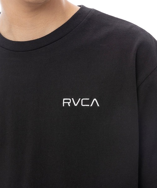 RVCA（ルーカ）の「RVCA/ルーカ 半袖Tシャツ バックプリント オーバーサイズ PALM BOX SS BF041-250（Tシャツ/カットソー・メンズ・ホワイト/ライトカーキ/ブラック/サファリグリーン・L/M/S）」の17枚目の写真