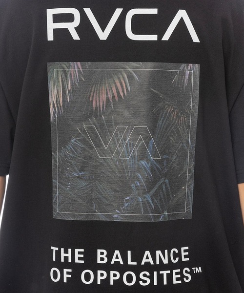 RVCA（ルーカ）の「RVCA/ルーカ 半袖Tシャツ バックプリント オーバーサイズ PALM BOX SS BF041-250（Tシャツ/カットソー・メンズ・ホワイト/ライトカーキ/ブラック/サファリグリーン・L/M/S）」の18枚目の写真