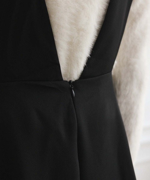 fifth（フィフス）の「パールトリムジャンパースカート（ワンピース・レディース・ブラック・M）」の10枚目の写真