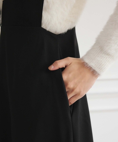 fifth（フィフス）の「パールトリムジャンパースカート（ワンピース・レディース・ブラック・M）」の11枚目の写真