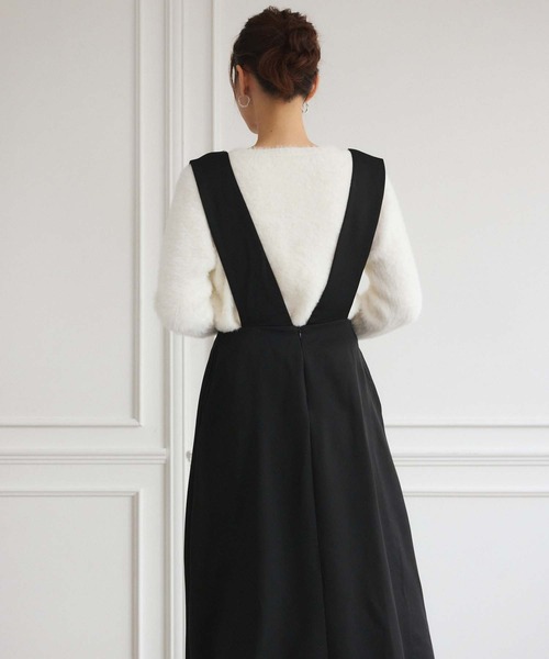 fifth（フィフス）の「パールトリムジャンパースカート（ワンピース・レディース・ブラック・M）」の12枚目の写真