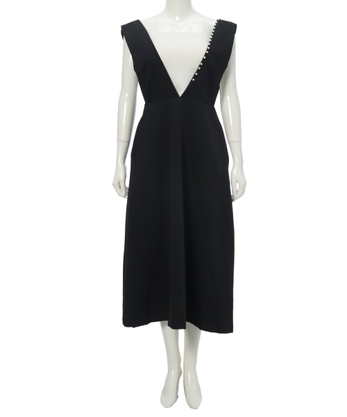 fifth（フィフス）の「パールトリムジャンパースカート（ワンピース・レディース・ブラック・M）」の13枚目の写真