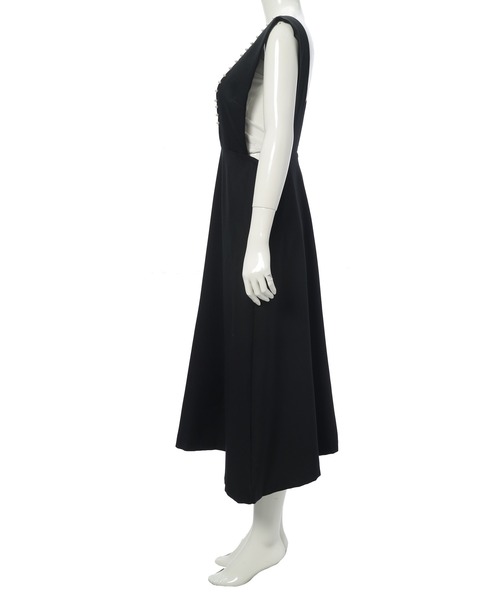 fifth（フィフス）の「パールトリムジャンパースカート（ワンピース・レディース・ブラック・M）」の4枚目の写真