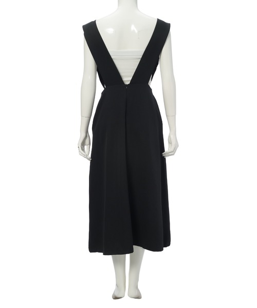 fifth（フィフス）の「パールトリムジャンパースカート（ワンピース・レディース・ブラック・M）」の5枚目の写真