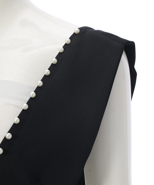fifth（フィフス）の「パールトリムジャンパースカート（ワンピース・レディース・ブラック・M）」の7枚目の写真