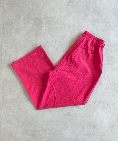 MARKEY'S（マーキーズ）の「タックイージーパンツ/おとな（その他パンツ・レディース・グリーン/イエロー/ブラック/ブラック系その他/ラベンダー/ベージュ/ピンク/オフホワイト/グレー/ライトグリーン/オレンジ・170cm/160cm）」の10枚目の写真