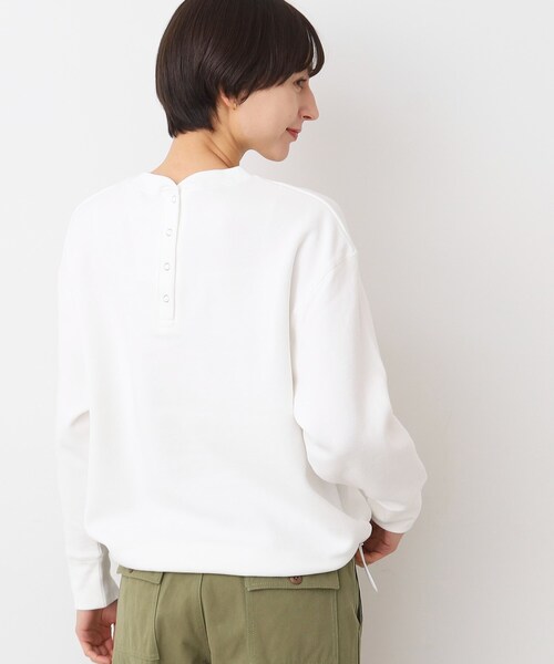 Dessin（デッサン）の「【洗える】ドローコード付きカットソー（XS～L）（Tシャツ/カットソー・レディース・ピンク系/ナチュラル/ホワイト/チャコールグレー・03/01/02/00）」の20枚目の写真